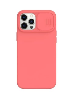 CamShield Silky Silicone Case For Apple iPhone 12 Pro Max - Orange Pink orange pink