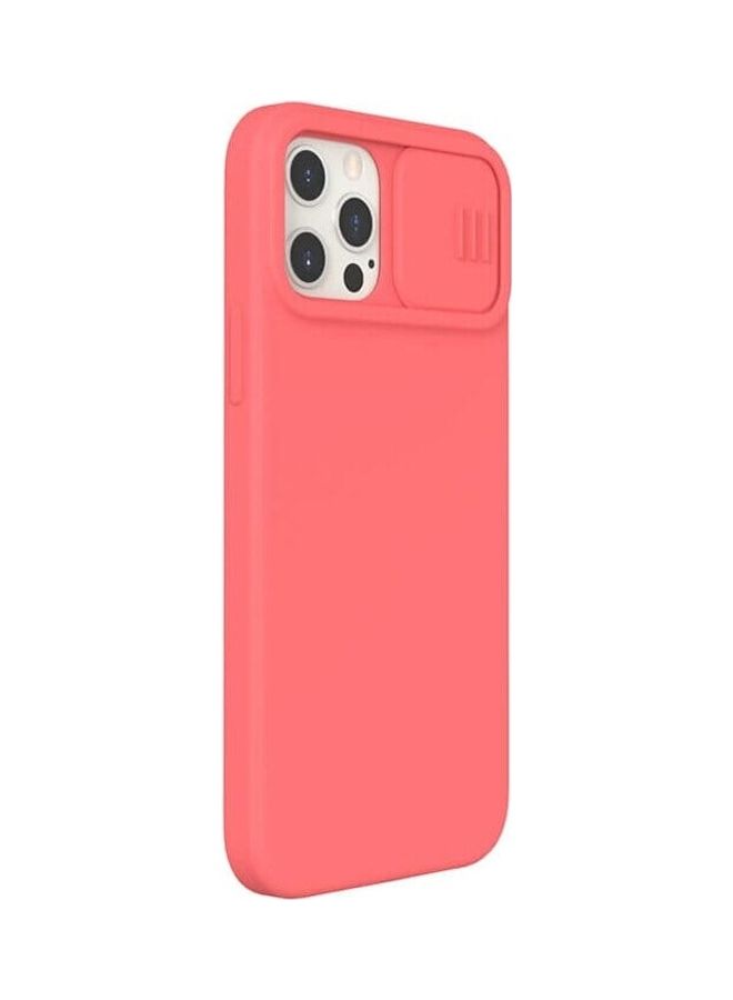 Nillkin - CamShield Silky Silicone Case For Apple iPhone 12 Pro Max - Orange Pink orange pink - Image 1