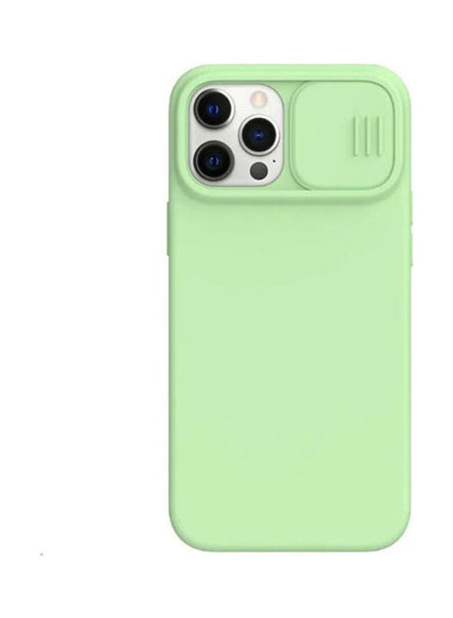 Nillkin CamShield Silky Magnetic Silicone Case For Apple iPhone 12 Pro Max - Matcha matcha green  - Image 1