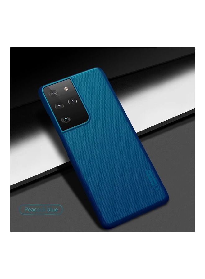 Nillkin - Super Frosted Shield Matte Case For Samsung Galaxy S21 Ultra peacock blue - Image 1