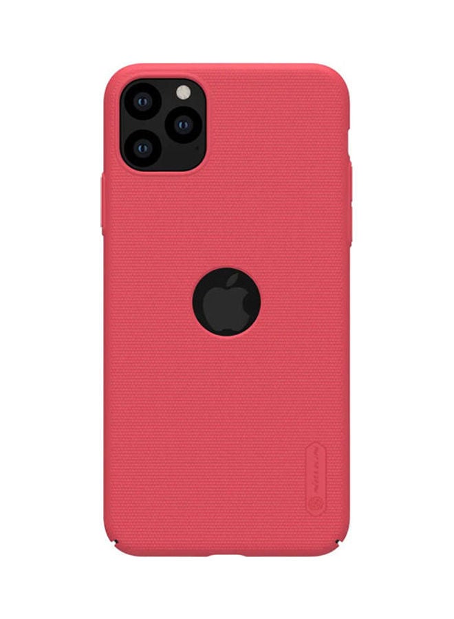 Nillkin Super Frosted Shield Back Cover With Apple Logo cutout For iPhone 11 Pro Max Bright Red  - Image 1