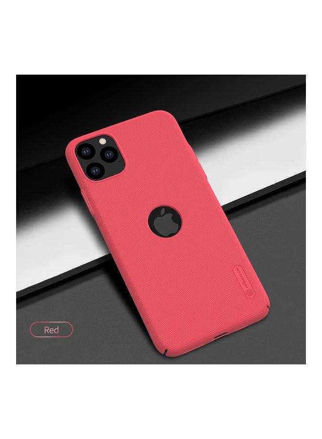 Nillkin Super Frosted Shield Back Cover With Apple Logo cutout For iPhone 11 Pro Max Bright Red  - Image 3