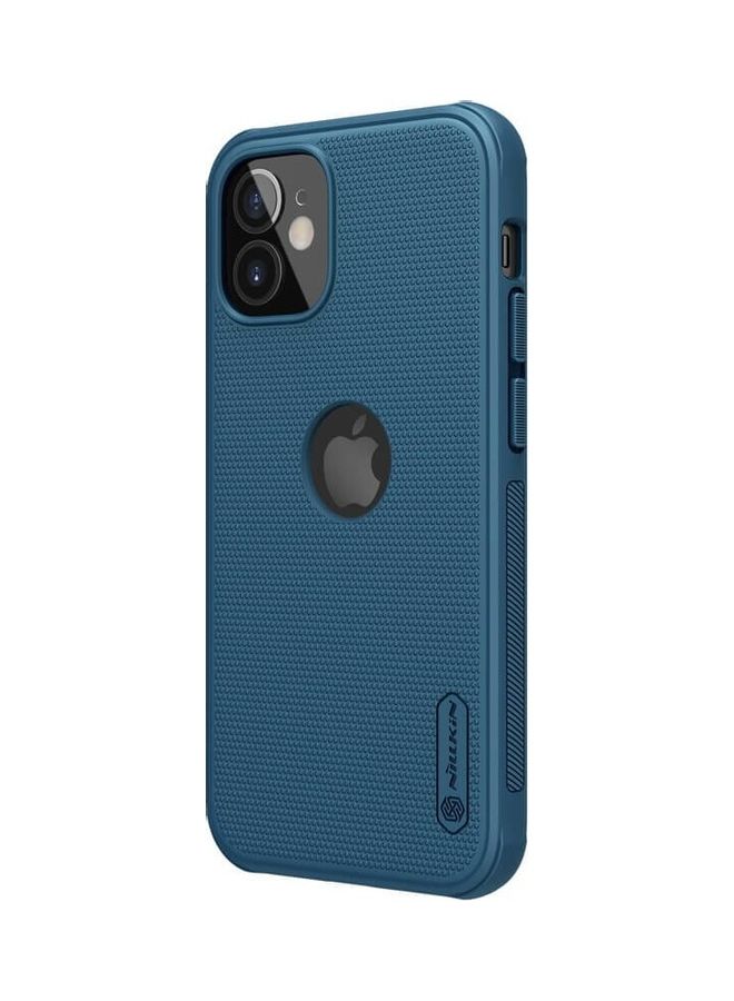 Nillkin Super Frosted Shield Pro Magnetic Matte Protective Case For Apple iPhone 12 Mini (with Logo cutout) blue - Image 2
