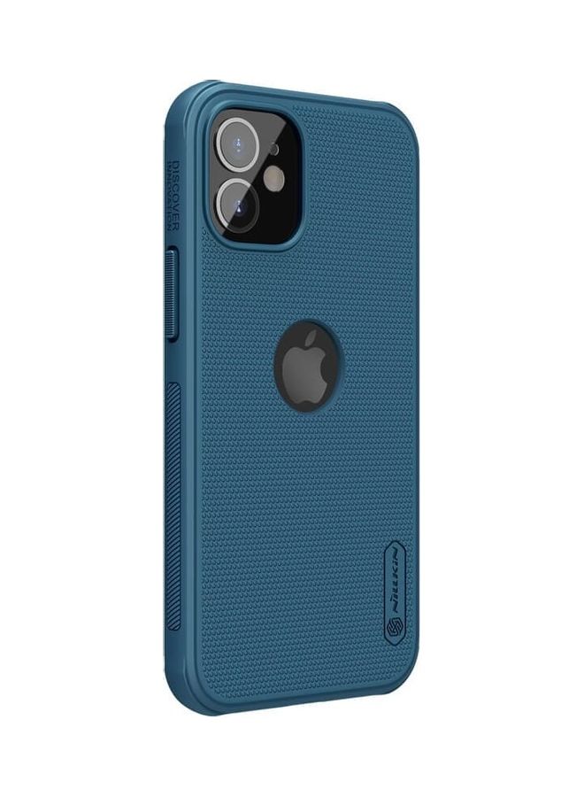 Nillkin Super Frosted Shield Pro Magnetic Matte Protective Case For Apple iPhone 12 Mini (with Logo cutout) blue - Image 3