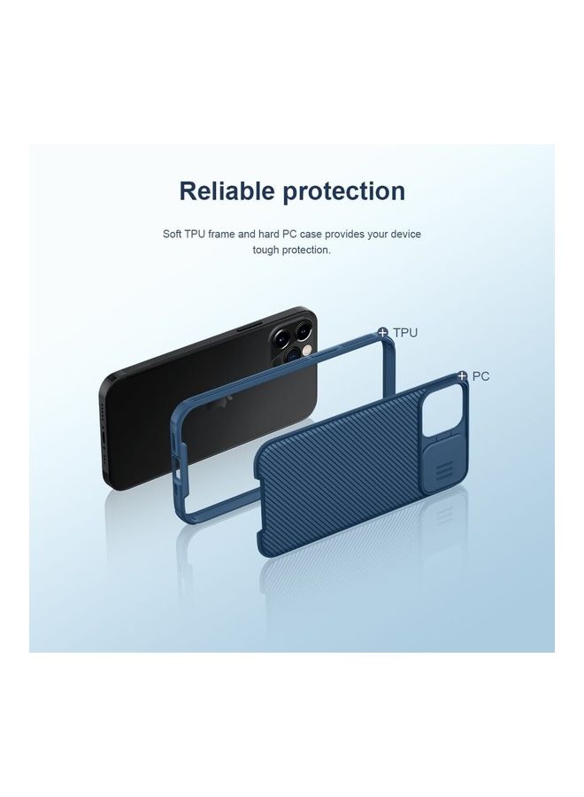 Nillkin CamShield Pro Magnetic Case with Slide Camera Cover For Apple iPhone 12 / 12 Pro blue - Image 3