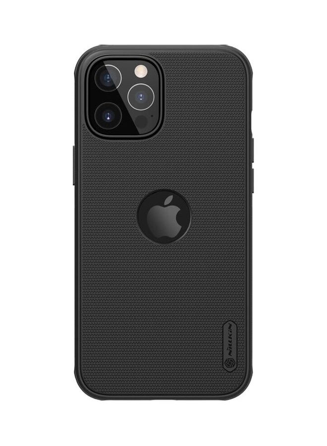 Nillkin Super Frosted Shield Pro Magnetic Matte Protective Case For Apple iPhone 12 / 12 Pro (with Logo cutout) Black - Image 2