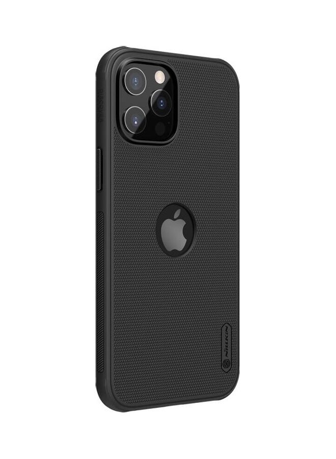 Nillkin Super Frosted Shield Pro Magnetic Matte Protective Case For Apple iPhone 12 / 12 Pro (with Logo cutout) Black - Image 3