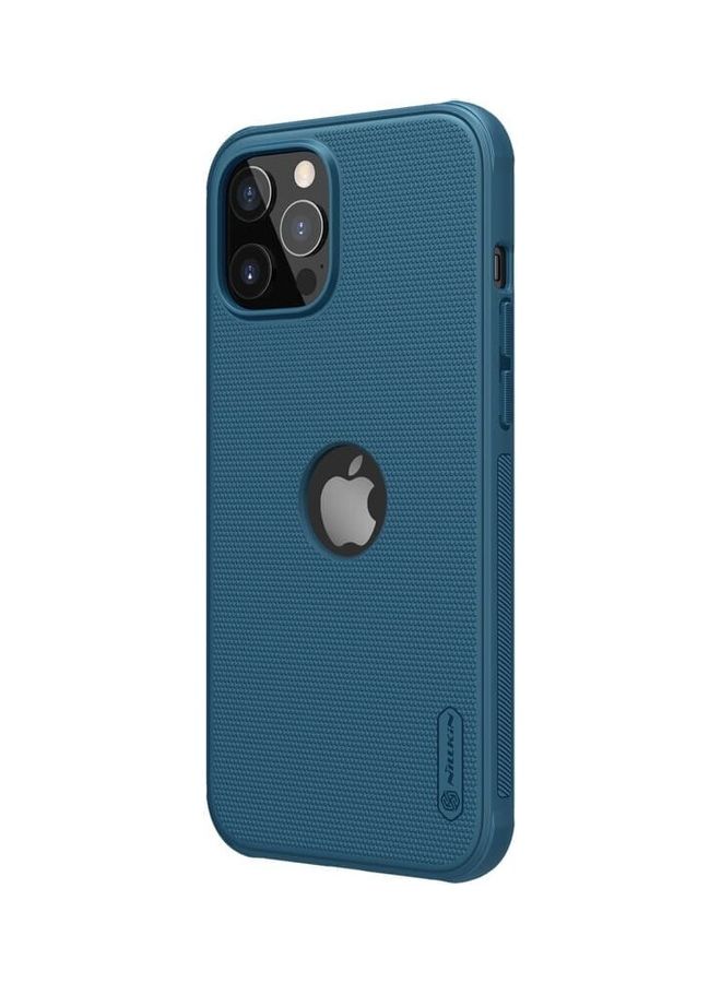 Nillkin Super Frosted Shield Magnetic Matte Protective Case For Apple iPhone 12 Pro Max (With Logo Cutout) blue - Image 2