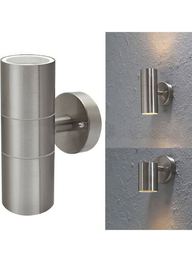 Generic 2-Piece Stainless Steel Wall Lamp Warm White  - Image 5