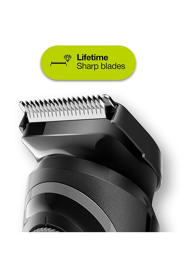 براون ماكينة كهربائية لتشذيب الذقن والشعر أسود - Image 3