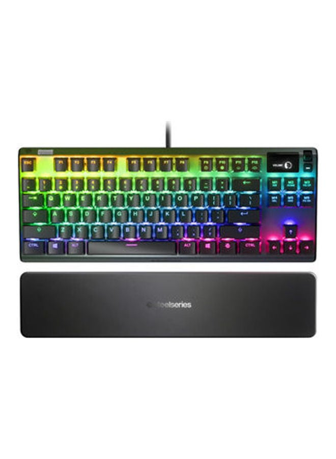 Steelseries Apex Pro Tkl Mechanical Gaming Keyboard – World’S Fastest Mechanical Switches – Oled Smart Display – Compact Form Factor – RGB Backlit