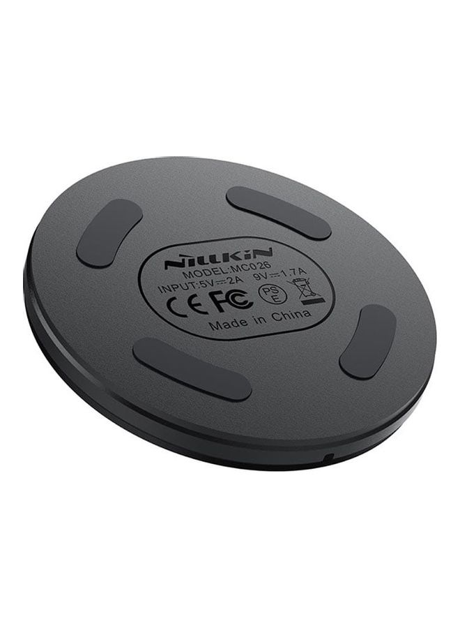 Nillkin MC026 Mini Button Fast Wireless Charger, 10W Black - Image 4