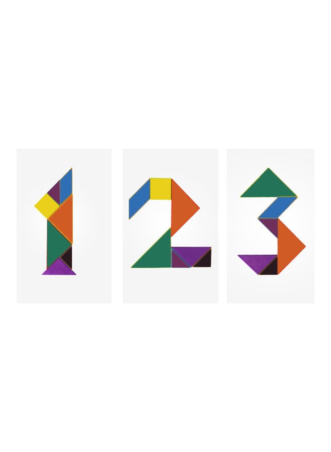 مجموعة أحجية قطع تركيب خشبية ملونة s212460 أكبر من 4 سنوات - Image 5
