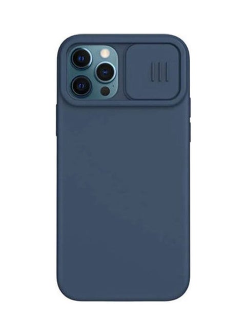 CamShield Silky Silicone Case For Apple iPhone 12 / 12 Pro blue