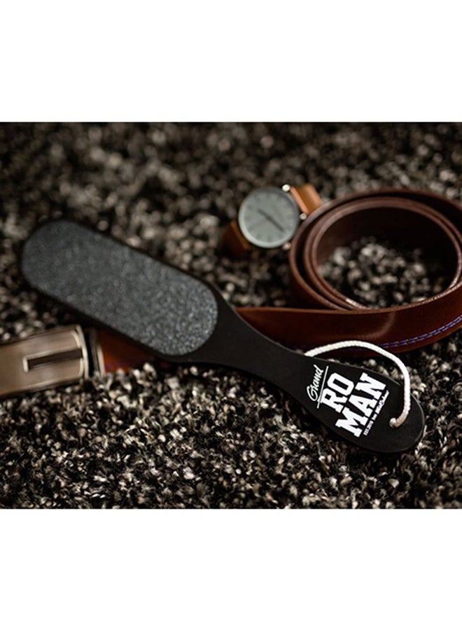 رومانا مبرد تقشير للقدم مضاد للماء للرجال أسود / بيج - Image 3