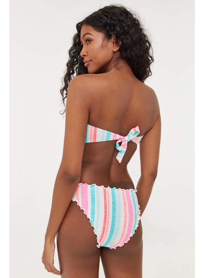 Ardene - Cheeky Clean Shirring Bikini Bottom Multicolour - Image 1
