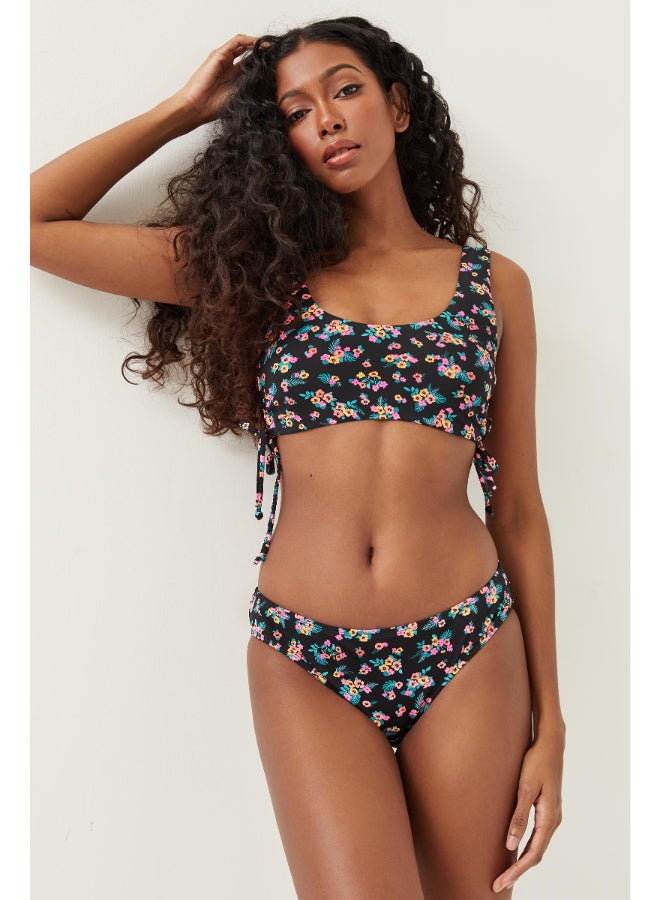 Ardene - Hipster Floral Bikini Bottom Multicolour - Image 1