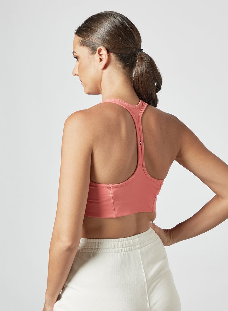 TOMMY SPORT - Lightweight Sports Bra Pink - Image 1