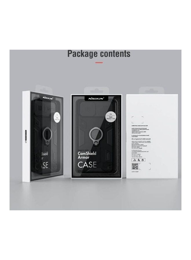 Nillkin CamShield Armor Case With Ring Kick Stand For Apple iPhone 11 Pro Black - Image 3