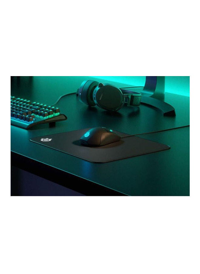 Steelseries Qck Gaming Surface - Large Stitched Edge Cloth - Extra Durable - Optimized For Gaming Sensors - Black