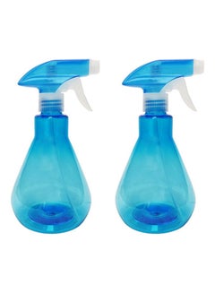 2-Piece Moistur Trigger Spray Bottle Blue 500ml