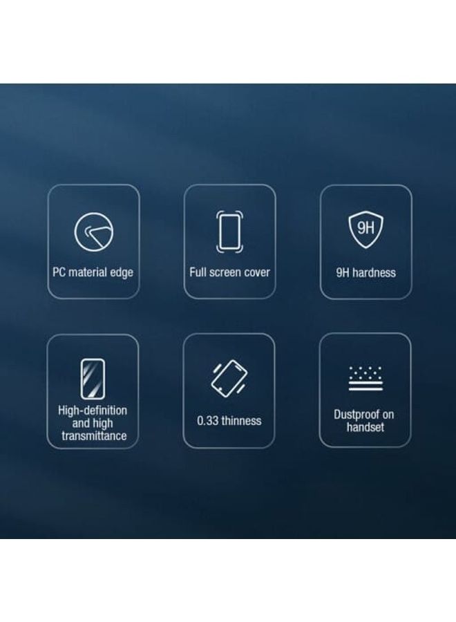 Nillkin 3D Pc Full Coverage Ultra  3D Tempe Glass Screen Protector For Apple iPhone 12 Mini , 0.33mm Black - Image 4