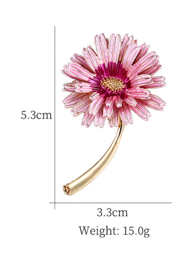 J.J Hand made - Daisy Multi-Layer Petal Forest Series Brooch - Image 1