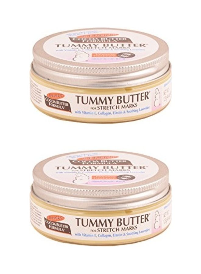 PALMER'S - 2-Piece Cocoa Butter Formula Tummy Massage Cream for Stretch Marks White 2 x 125grams - Image 1