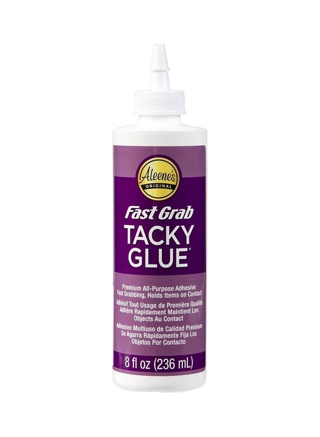 Aleene's Fast Grab Tacky Glue White  - Image 1