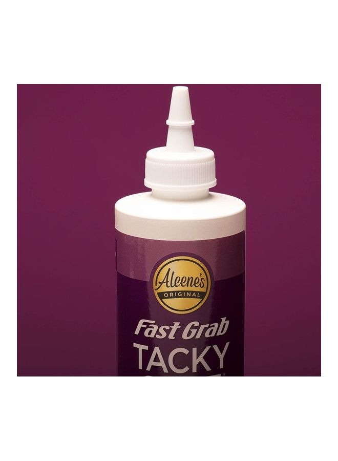 Aleene's Fast Grab Tacky Glue White  - Image 2