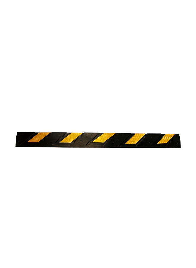 Rubber Parking Corner Yellow/Black 100x10x1cm - Image 1