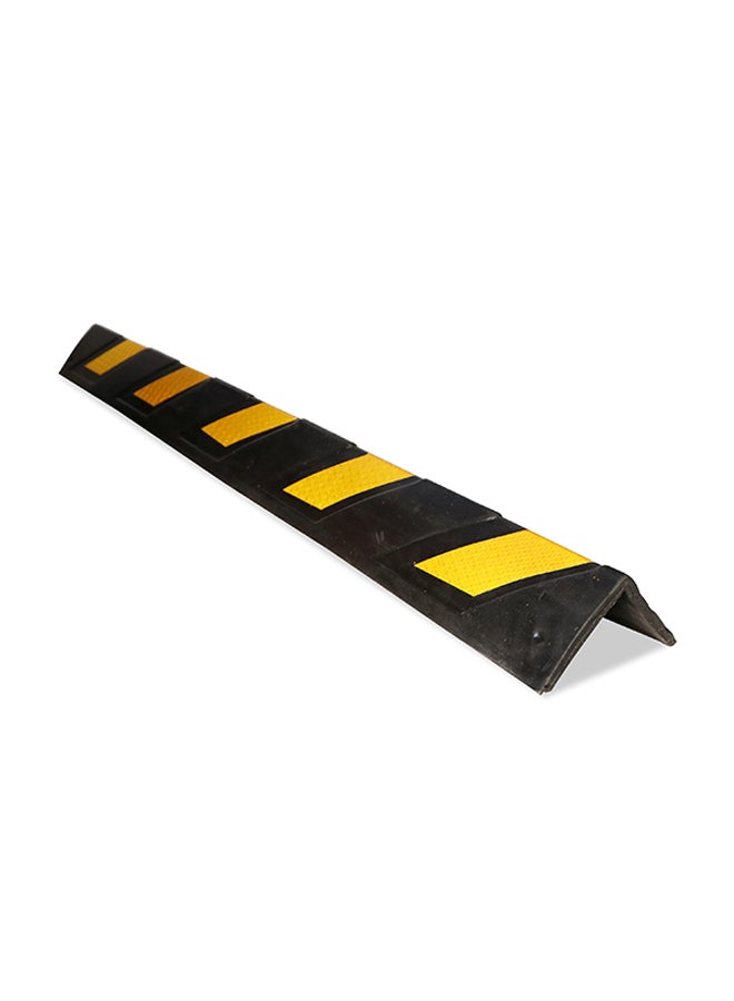 Rubber Parking Corner Yellow/Black 100x10x1cm - Image 2