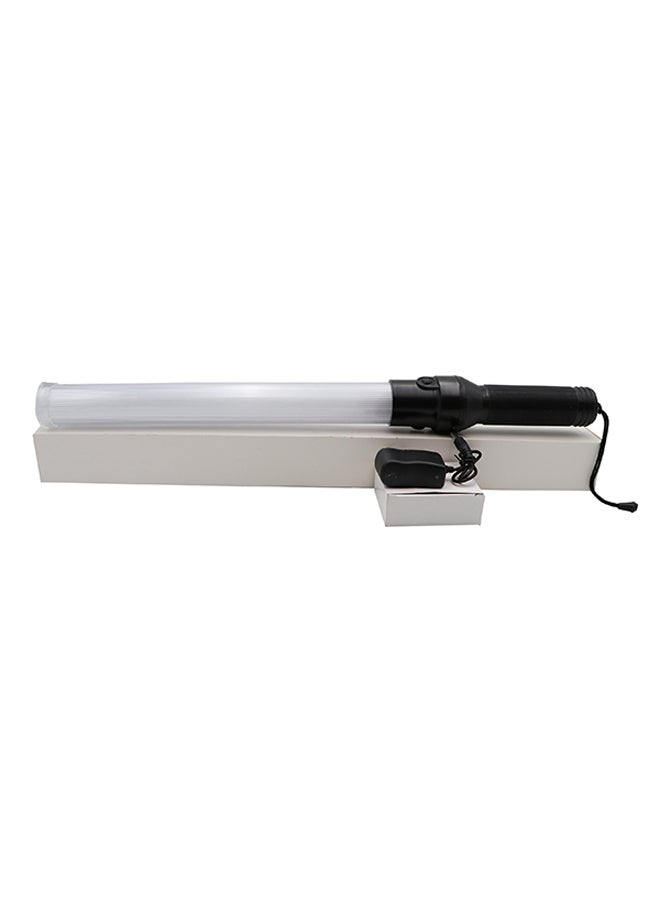 Generic - Battery Operated Traffic Torch White/Black 10x10x10cm - Image 1