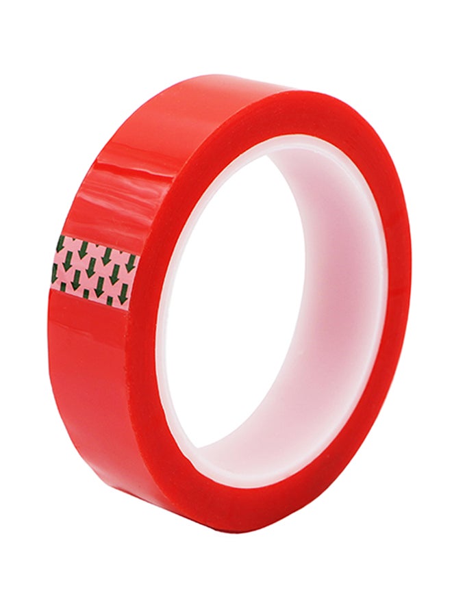 Generic High Temperature Polyester Tape     Red   24 mm x 66 m Red  - Image 1