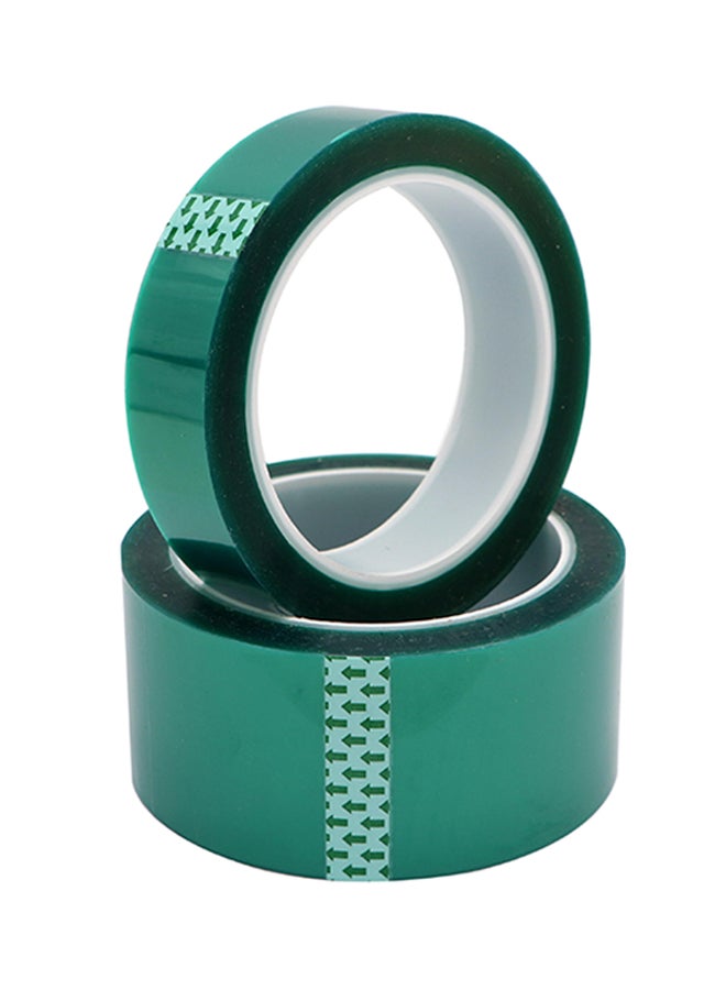 Generic High Temperature Polyester Tape     Green   24 mm x 66 m Green  - Image 3