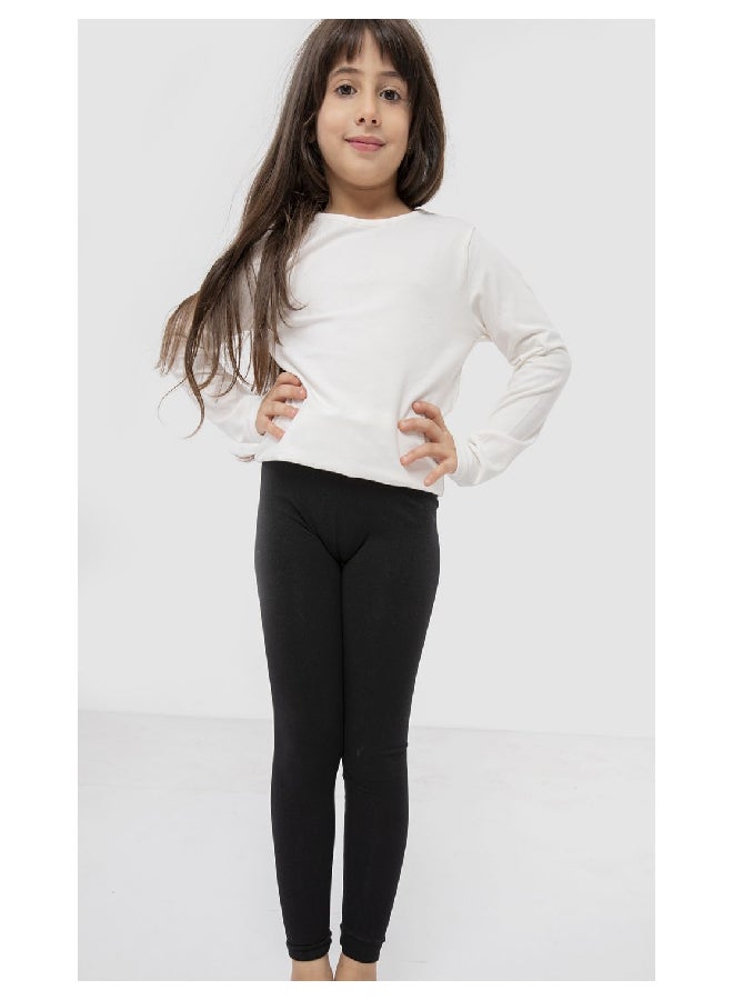 Carina - Girly High-Rise Legging-N Black - Image 1