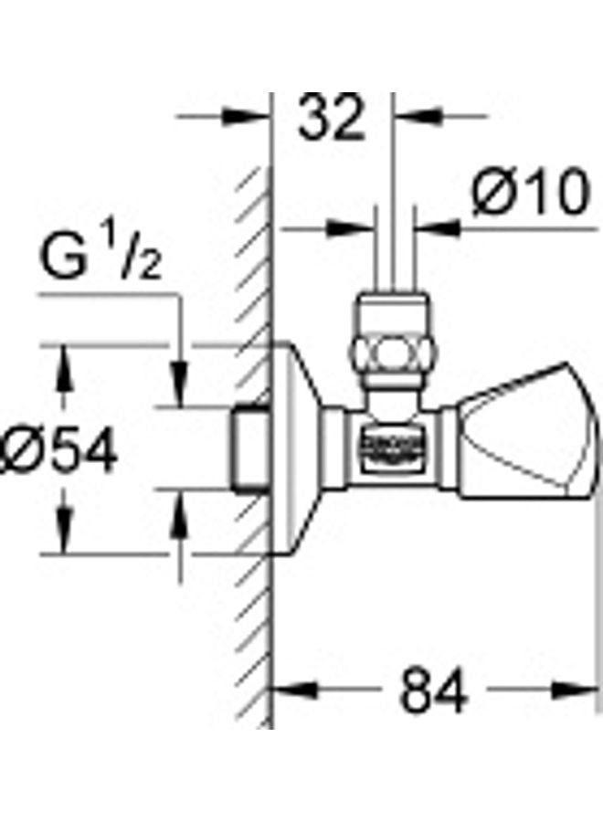 Angle Valve Silver