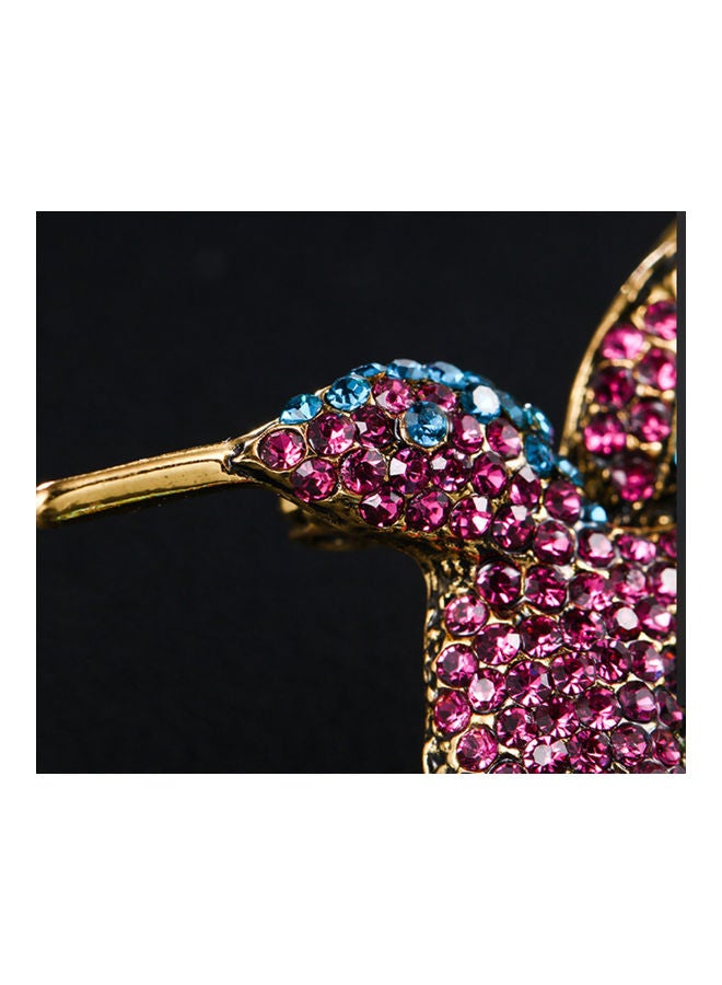 J.J Hand made - Enamel Swallow Vintage Style Brooch - Image 1