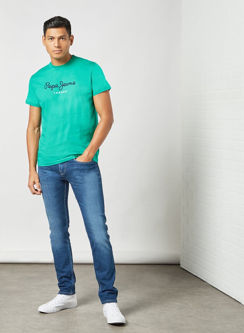 Pepe Jeans LONDON - Low Waist Slim Fit Jeans Light Blue - Image 1