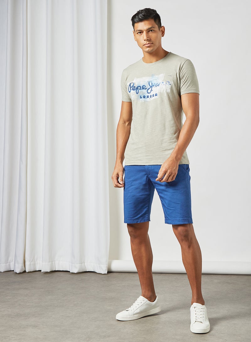 Pepe Jeans LONDON - Chino Bermuda Shorts Blue - Image 1
