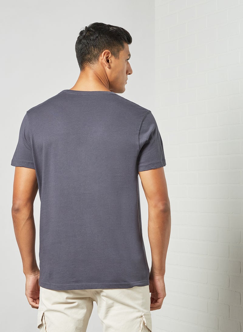 Pepe Jeans LONDON - Front Logo T-Shirt Blue - Image 1