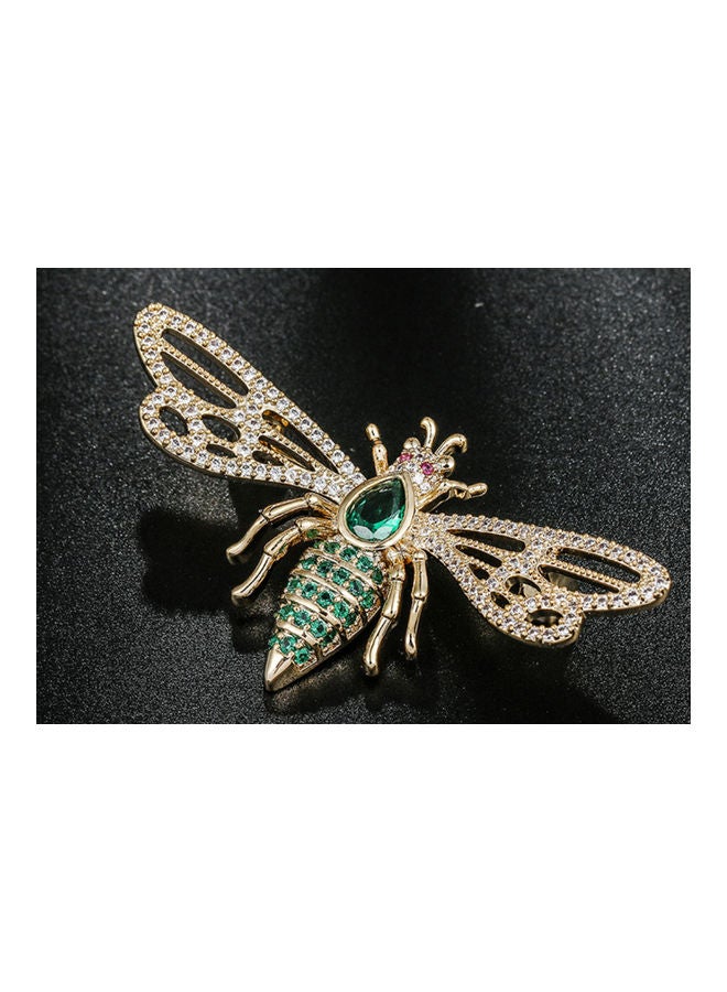 جاي.جاي هاند ميد بروش مرصع على شكل يعسوب لطيف - Image 2