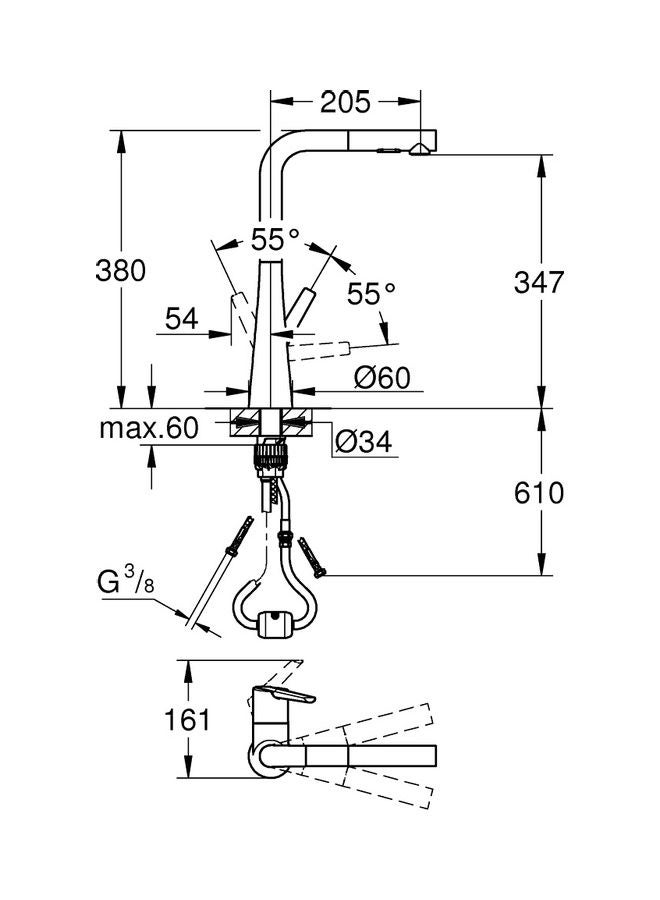 Zedra Single-Lever Sink Mixer Silver - v1624803965/N48593467A_6