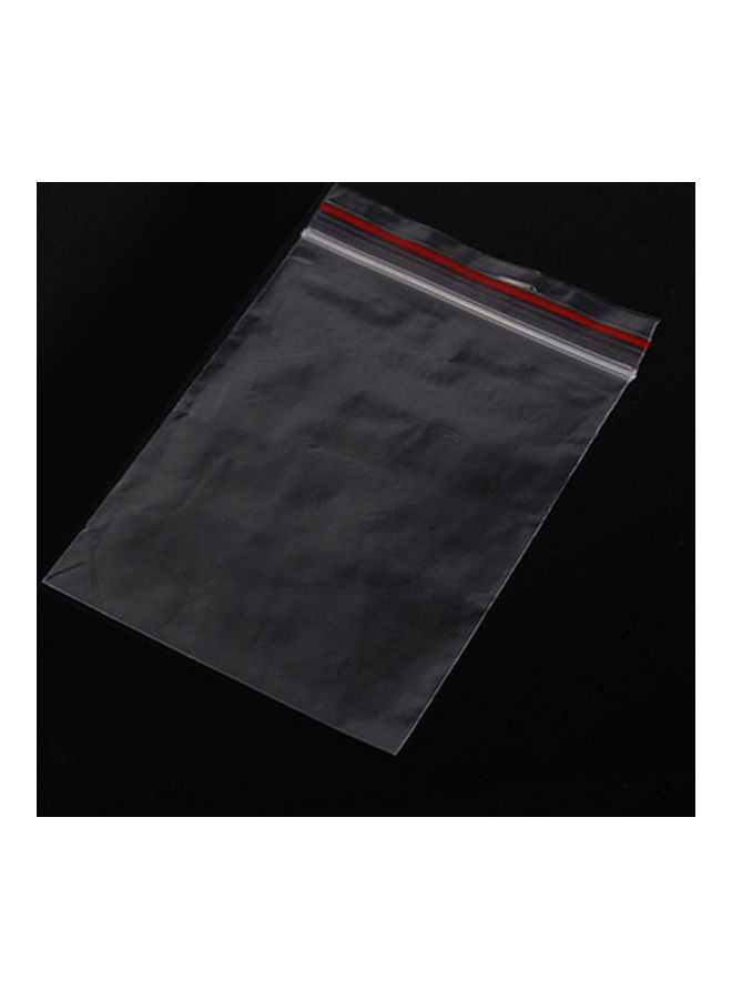 Generic 100-Piece Reclosable Zipped Lock Bags Clear  - Image 2