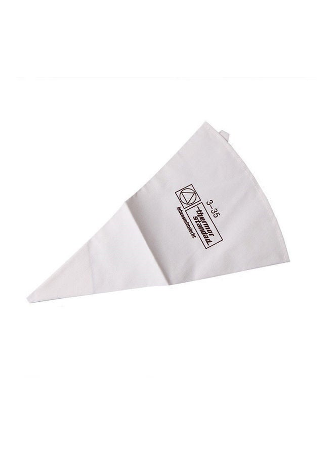 Thermo Standard Cotton Piping Bag White/Black - Image 1