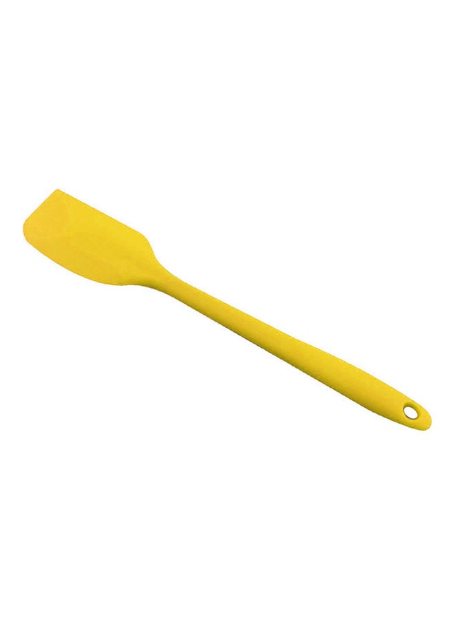 Long Handle Non-Stick Flexible Spatula Yellow