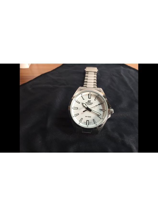 CASIO Men's Edifice Water Resistant Analog Watch EFV-100D-7AVUEF - 42 mm - Silver - Image 4