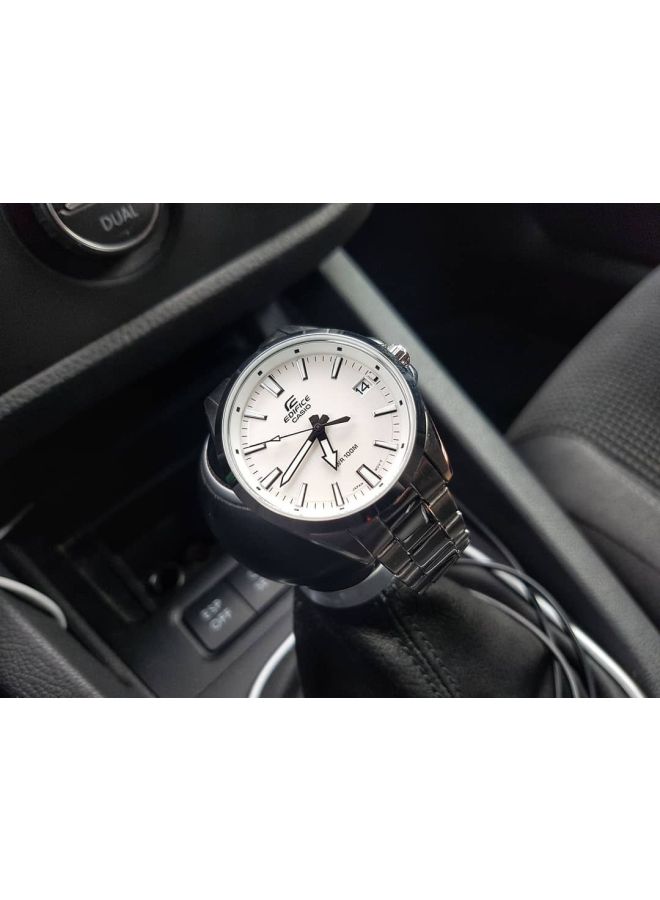 CASIO Men's Edifice Water Resistant Analog Watch EFV-100D-7AVUEF - 42 mm - Silver - Image 5