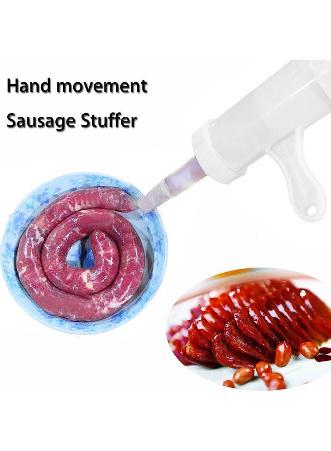 Manual Meat Sausage Filler Stuffer White - Image 2