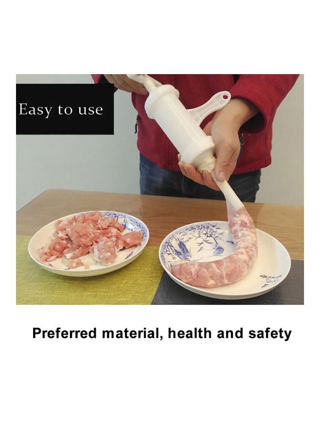 Manual Meat Sausage Filler Stuffer White - Image 3